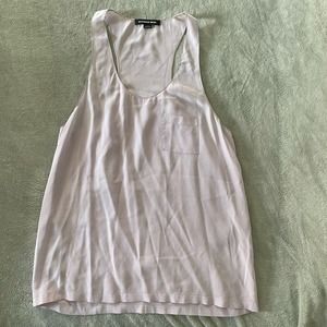 Alexander Wang 100% silk racerback tank small